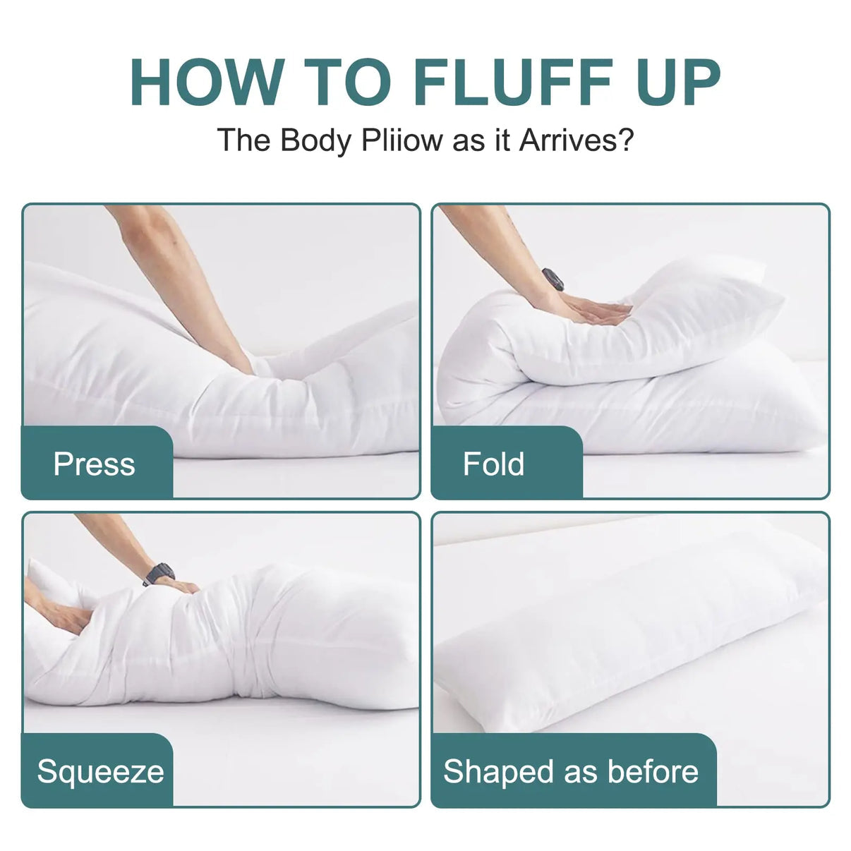 Snuffly® Breathable Large Body Pillow