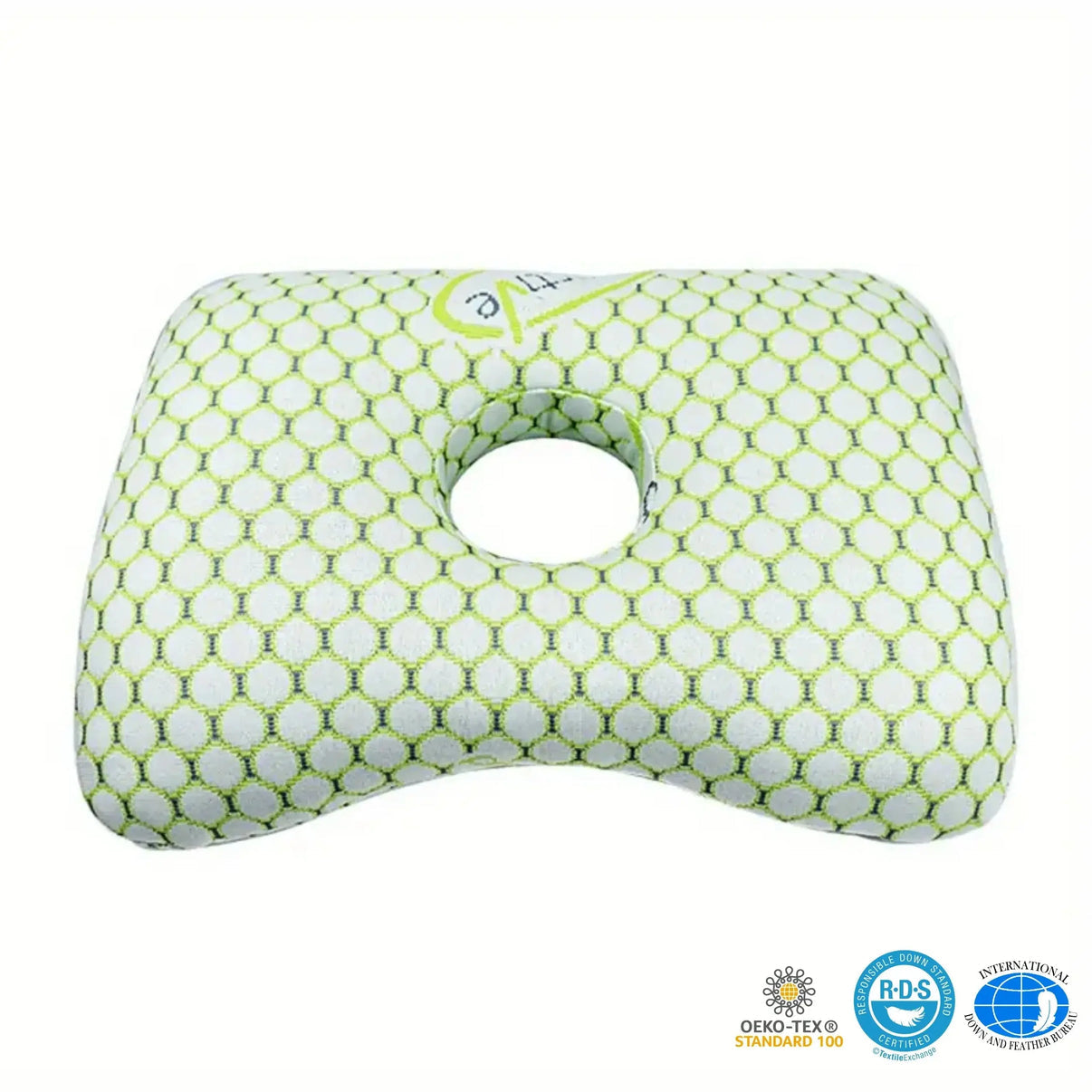 Snuffly® Ear Piercing Donut Pillow - Pain Relief for Side Sleepers