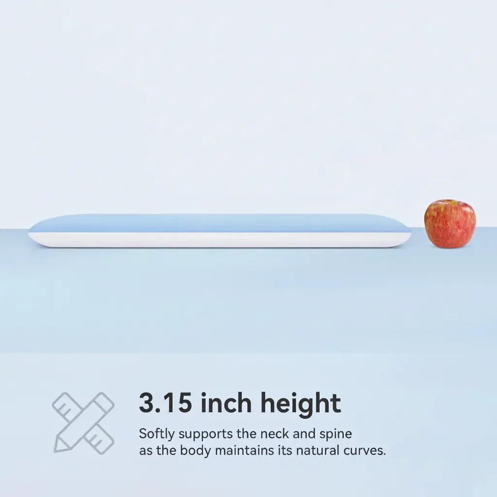 Snuffly® Hyper Slim Memory Foam Pillow