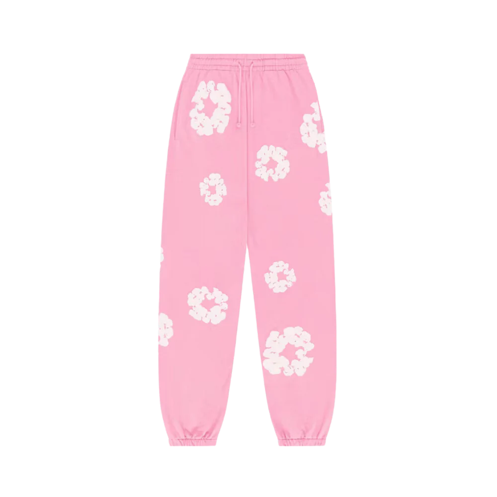 FLOWER SWEATPANTS PINK