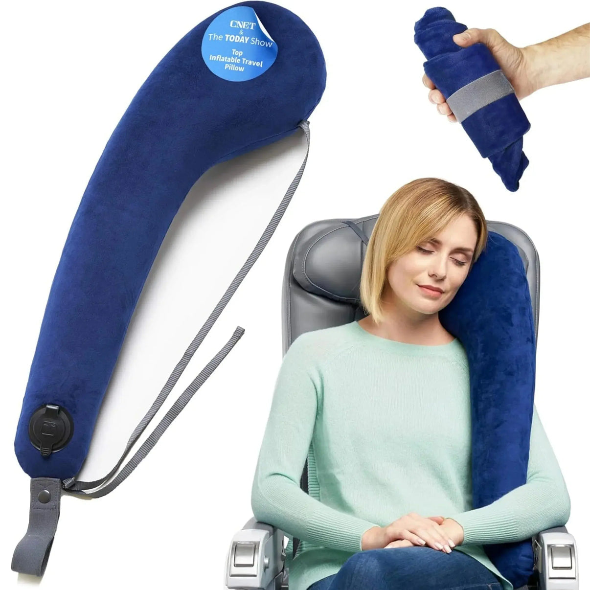Snuffly® Foldable Travel Support Pillow