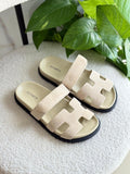 CHYPRE SANDALS TEXTURE BEIGE