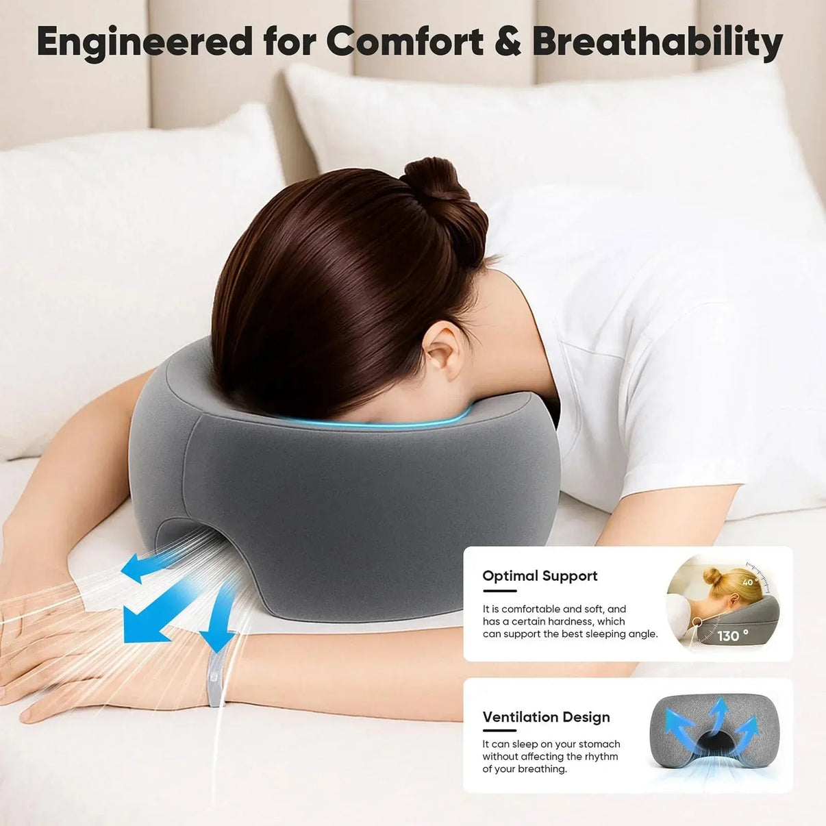 Snuffly® Breathe Easy Face Down Pillow
