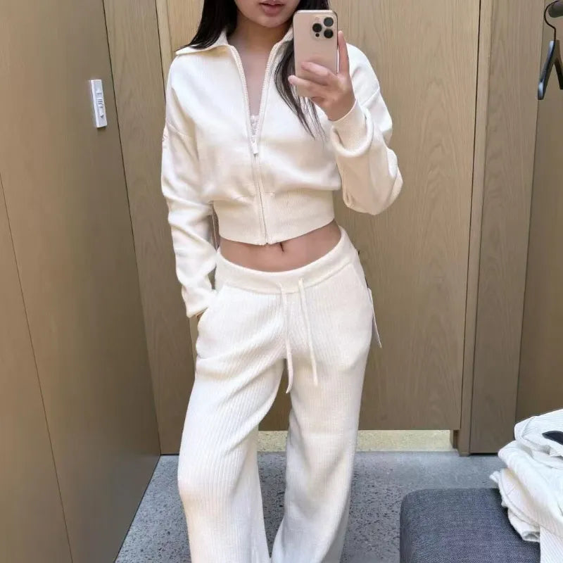 KNIT SET WHITE