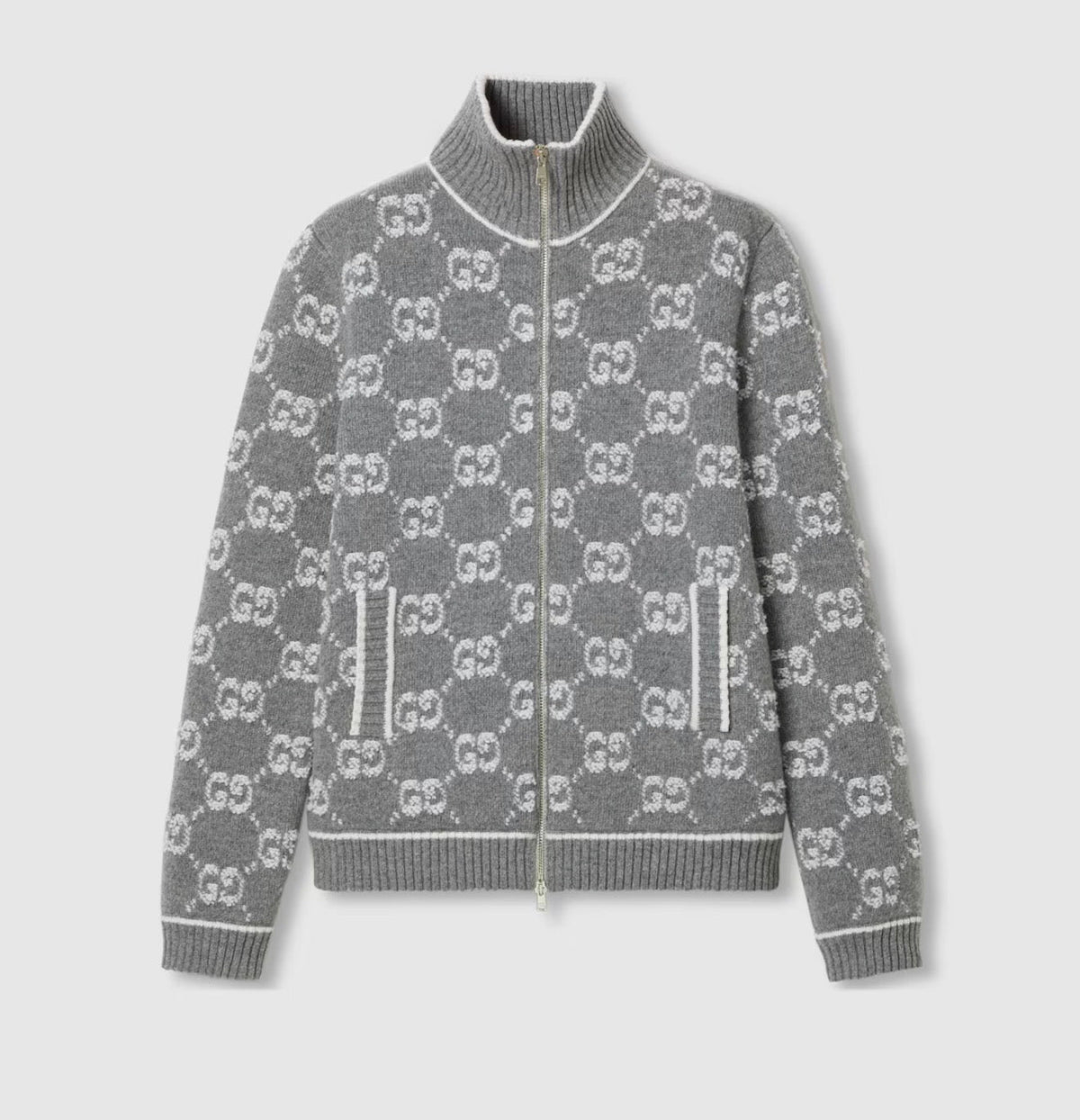 CARDIGAN ZIP GREY