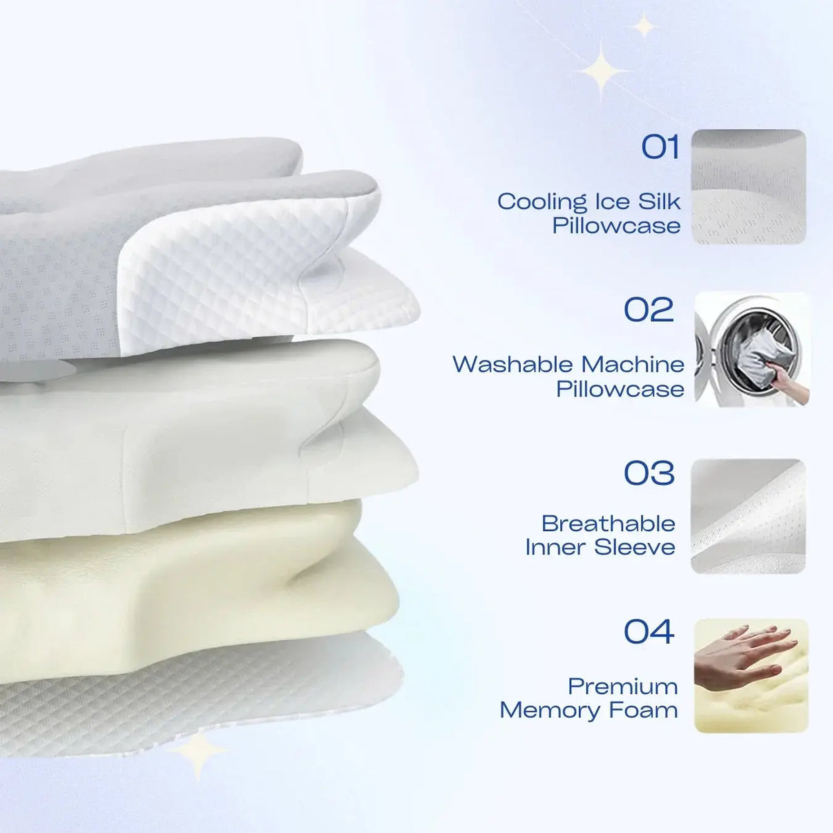 Snuffly® Ultra Contour Relief Pillow