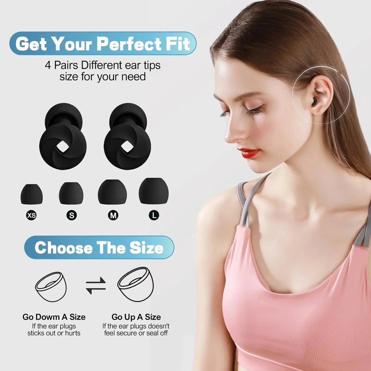 Snuffly® Ultra Soft Sleep Earplugs