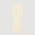 SANDRA FANTASY JERSEY DRESS BEIGE