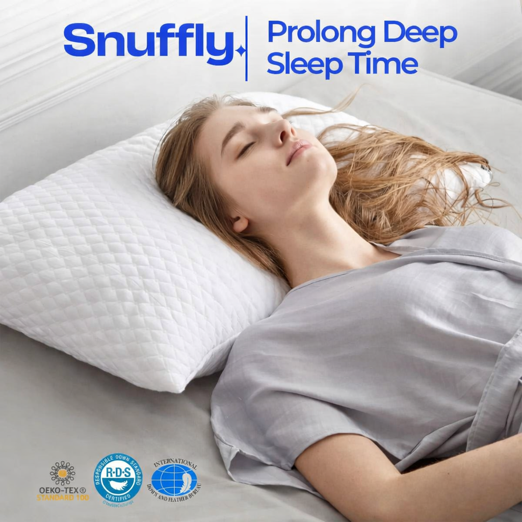 Snuffly® Memory Foam Zero-Pressure Side
Sleep Pillow