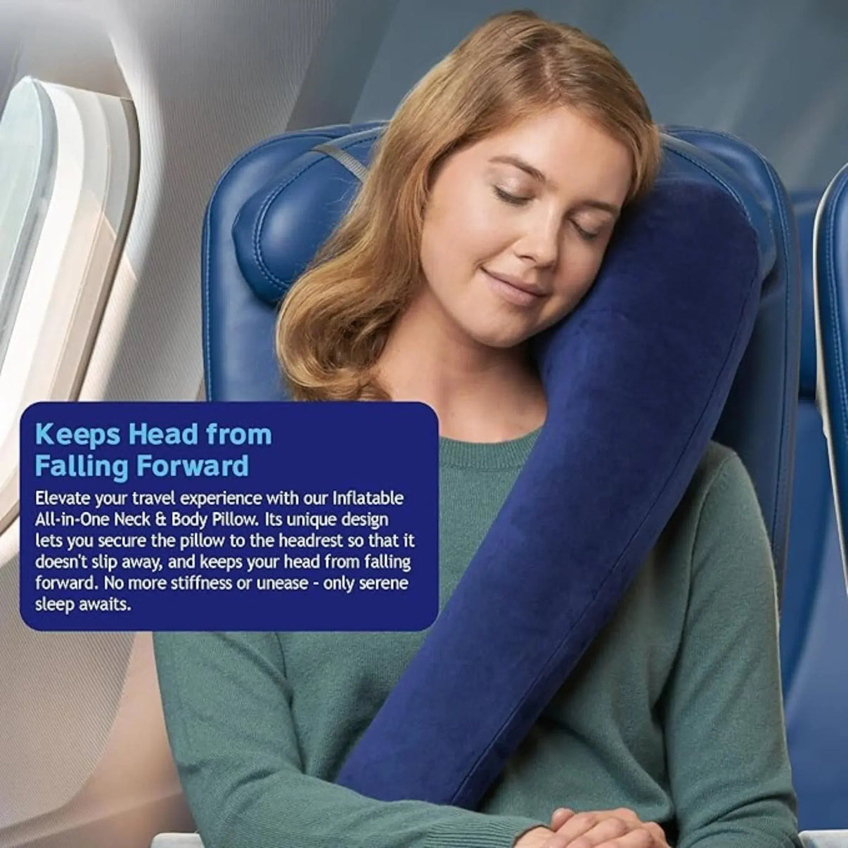 Snuffly® Foldable Travel Support Pillow