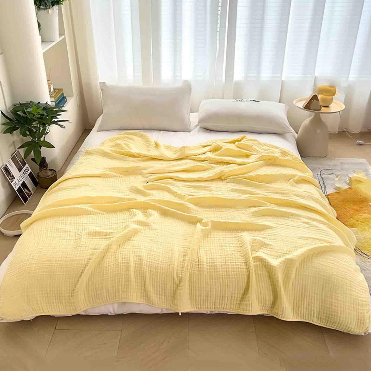 Snuffly® Cotton Muslin Boho Throw Blanket