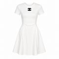 C SHORT WHITE DRESS