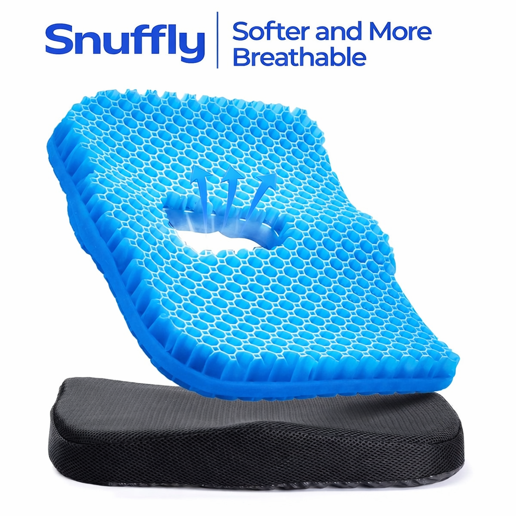 Snuffly® Honeycomb Gel Silicone Seat
Cushion