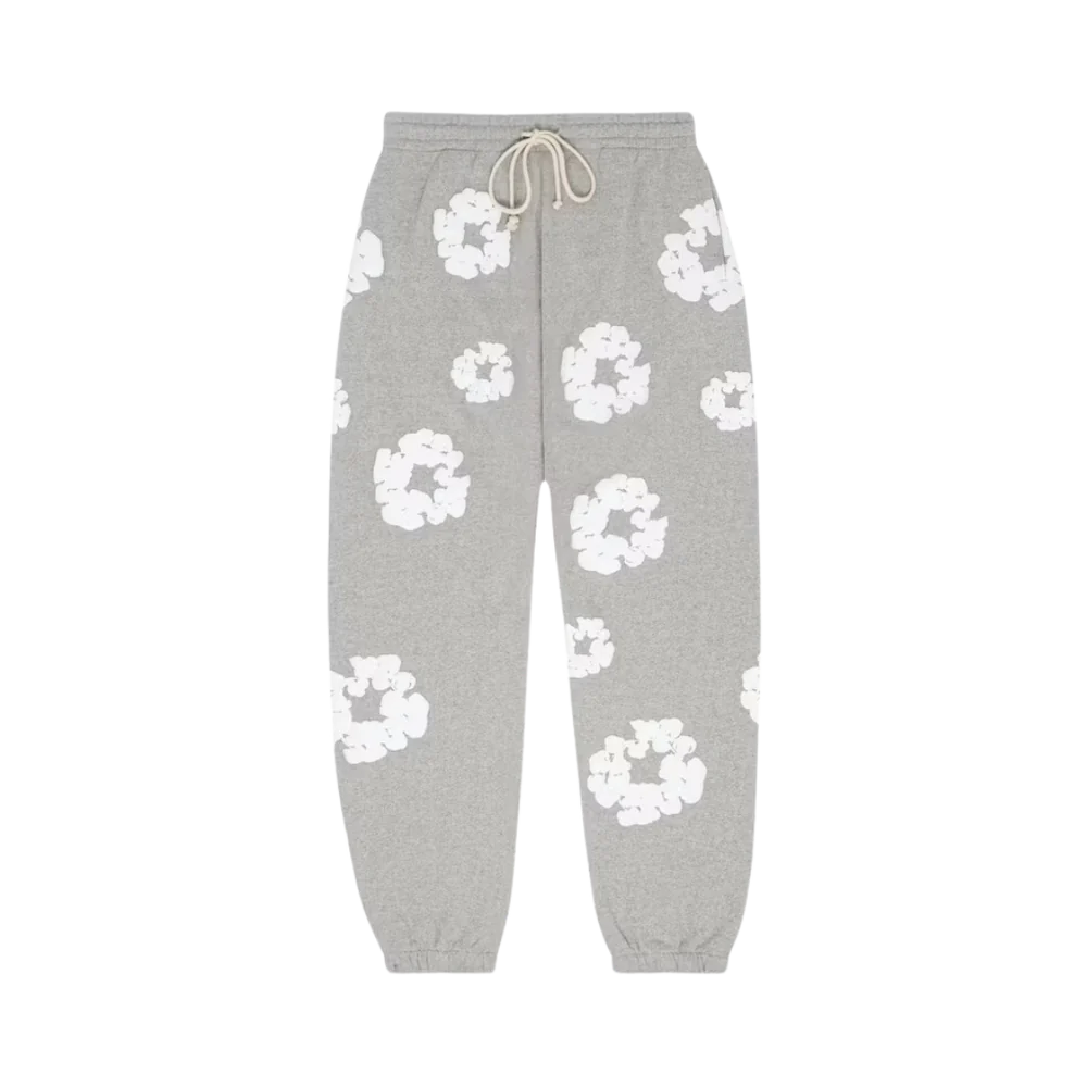 FLOWER SWEATPANTS GREY
