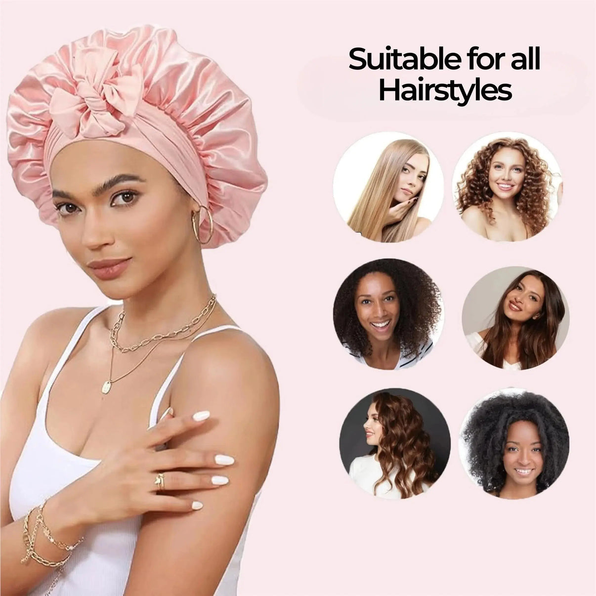 Snuffly® Satin Silk Sleep Bonnet