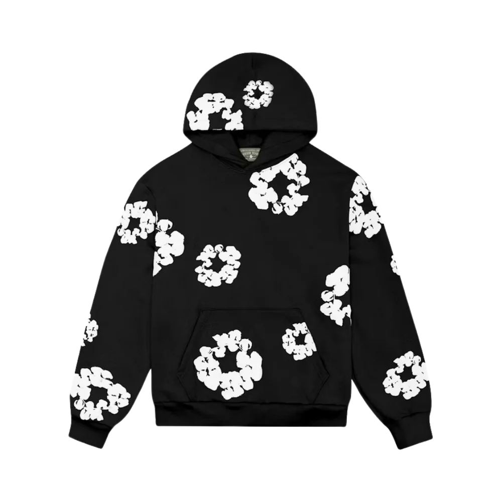 FLOWER HOODIE BLACK