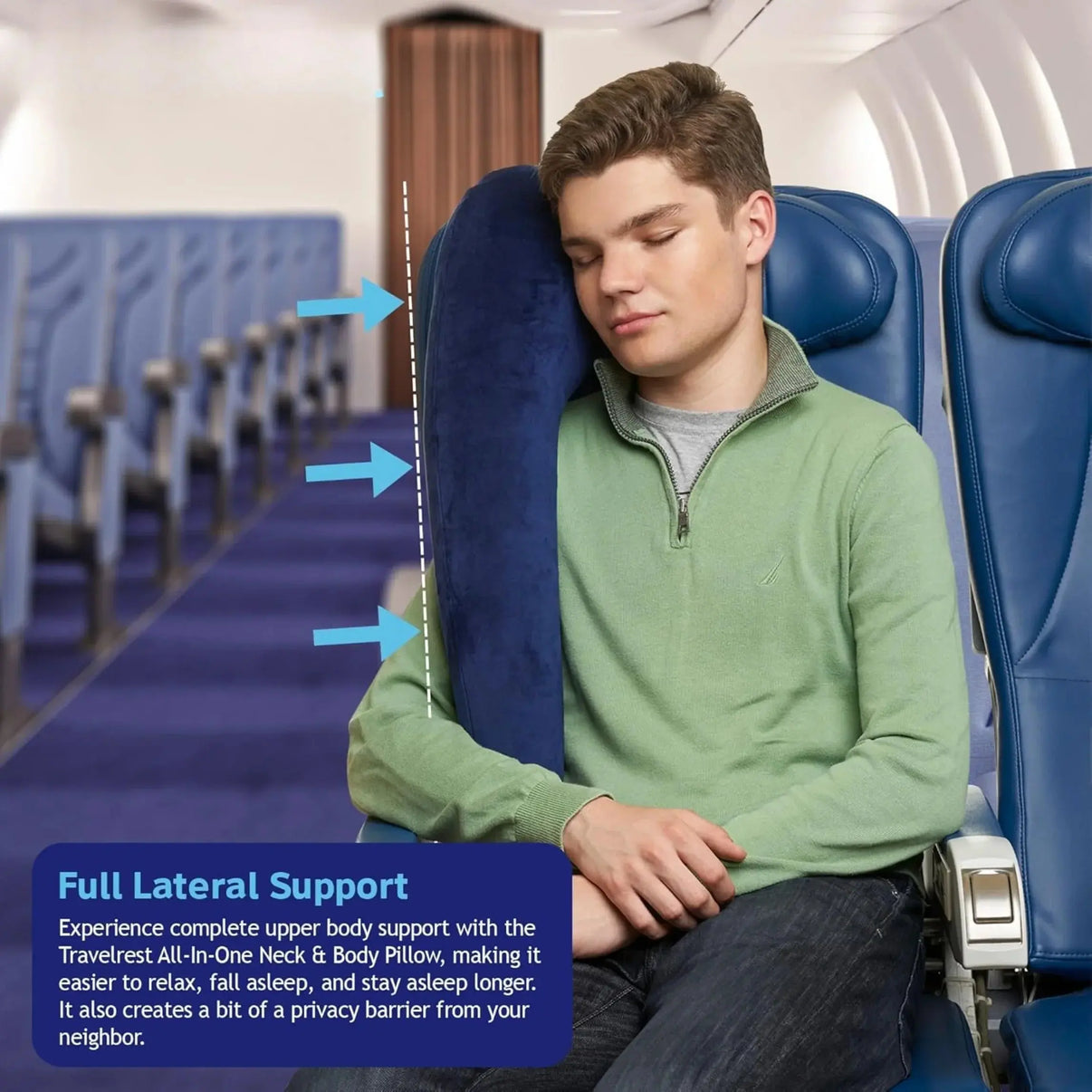 Snuffly® Foldable Travel Support Pillow