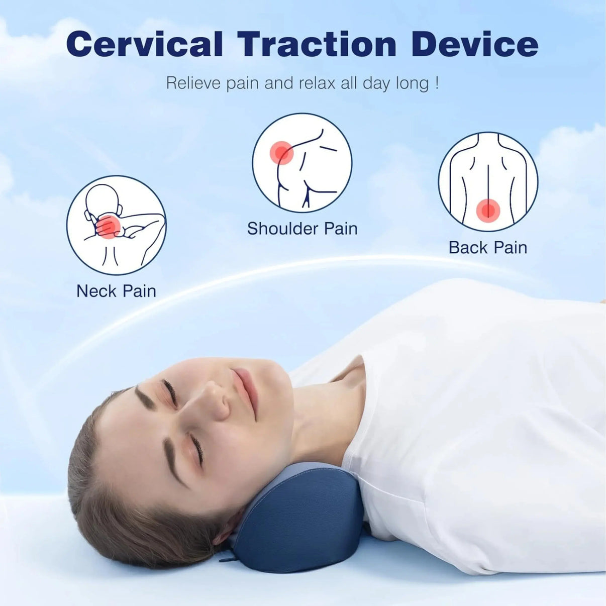 Snuffly® Ergonomic Traction Support Cushion