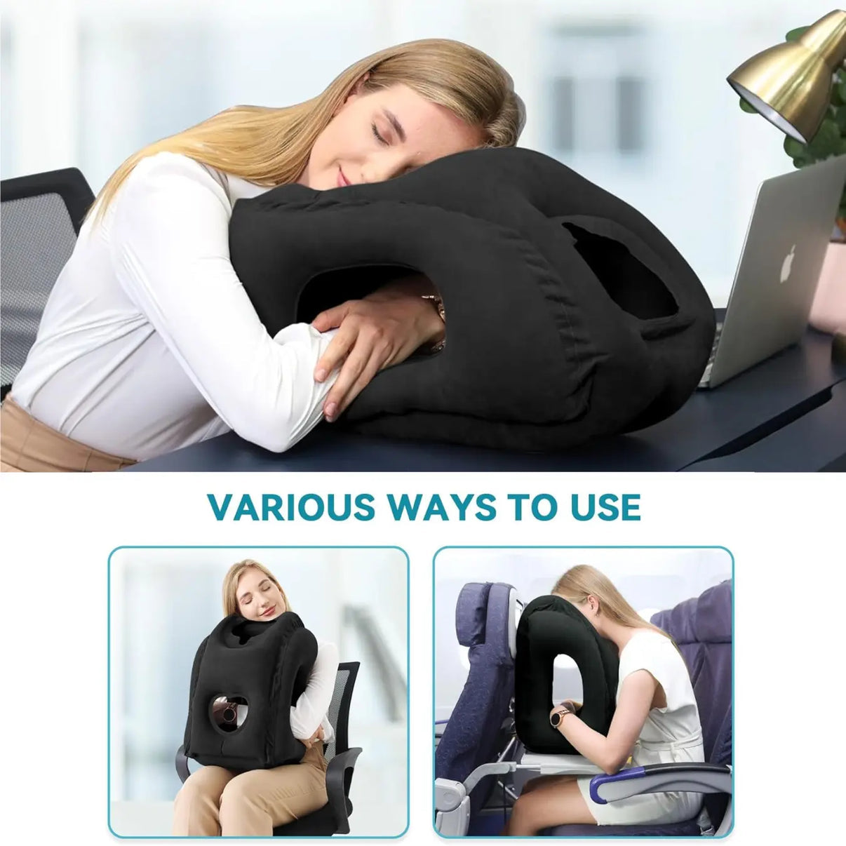 Snuffly® Travel Pillow Inflatable Headrest