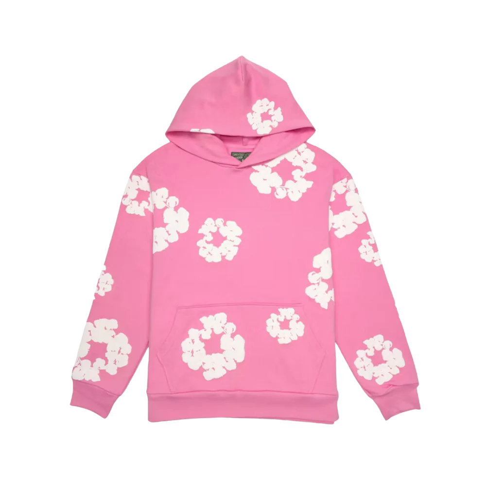FLOWER HOODIE PINK