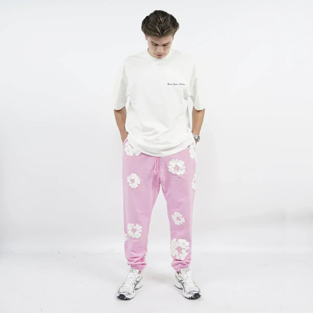 FLOWER SWEATPANTS PINK