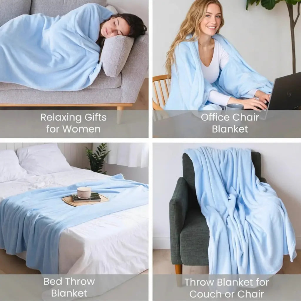 Snuffly® Cozy Flannel Wearable Blanket
Throw