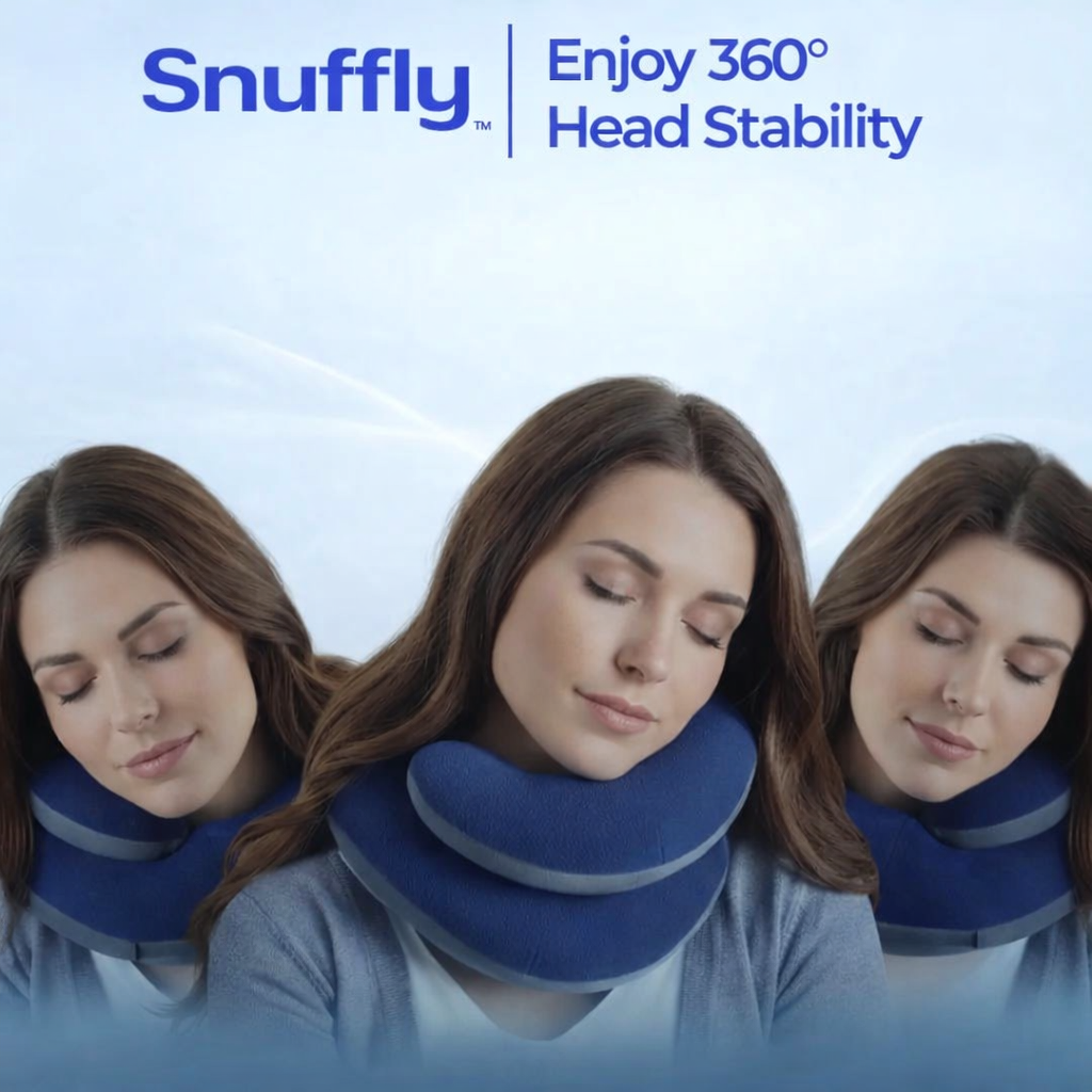 Snuffly® Double-Support Travel Neck Pillow