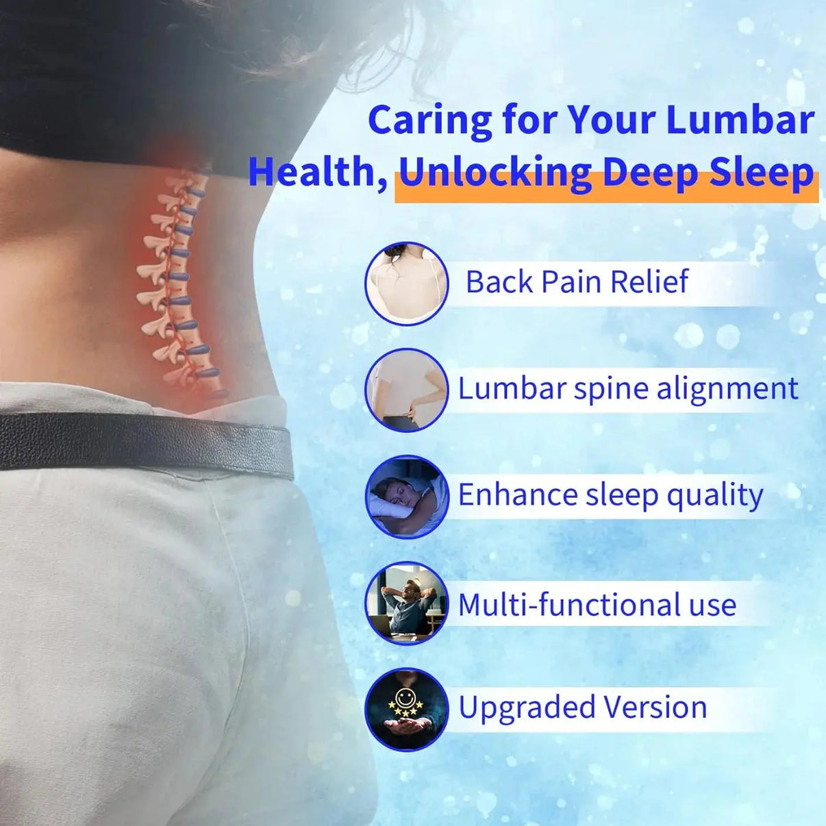 Snuffly® Ergonomic Lumbar Support Pillow