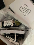 Black chunky sneakers