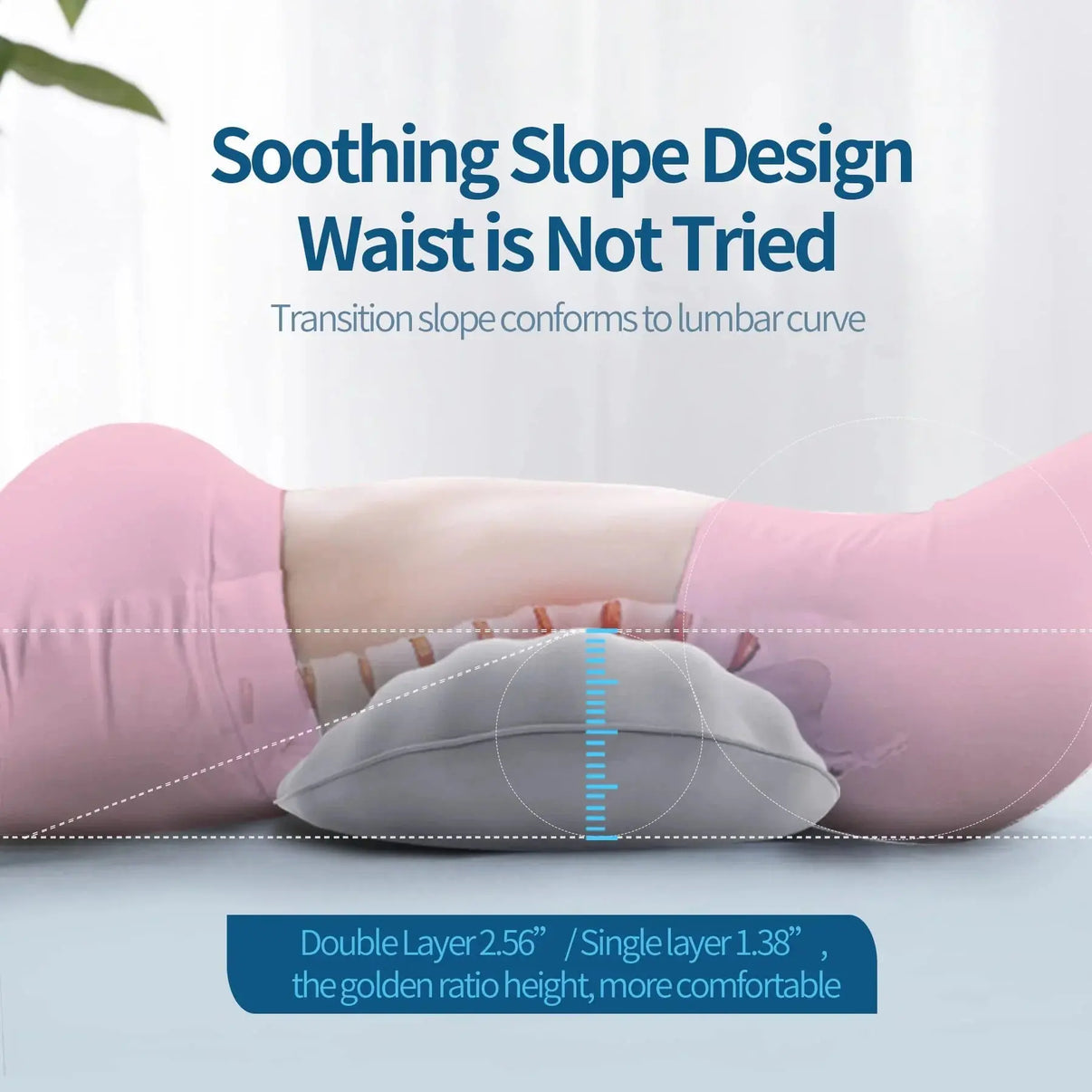 Snuffly® High Rebound Memory Foam Lumbar Pillow