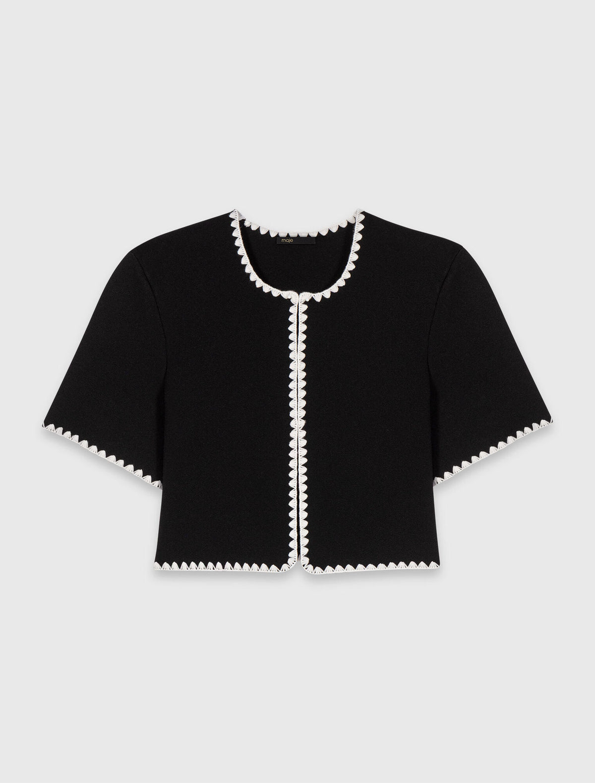 MAJE DRESS SET BLACK LINES