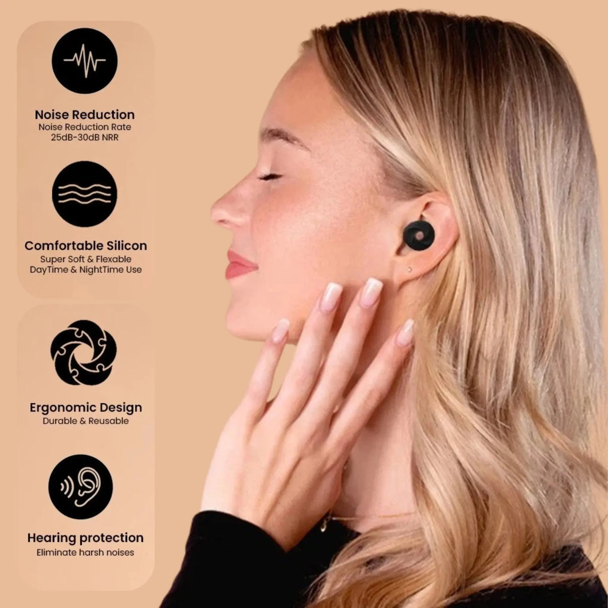 Snuffly® Ultra Soft Sleep Earplugs