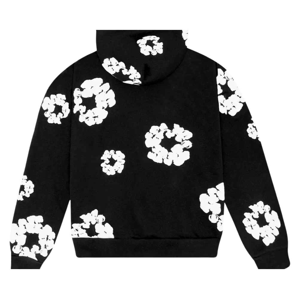 FLOWER HOODIE BLACK