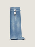 DENIM BOOTS