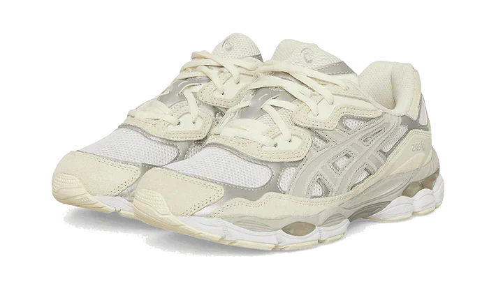 GEL WHITE OYSTER GREY SNEAKERS