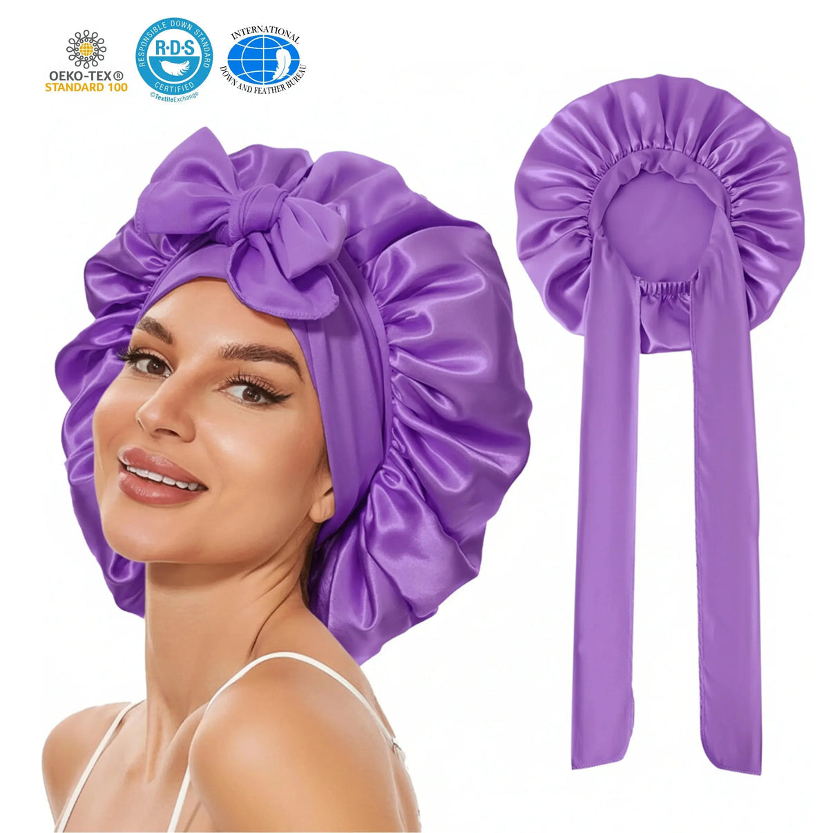 Snuffly® Satin Silk Sleep Bonnet