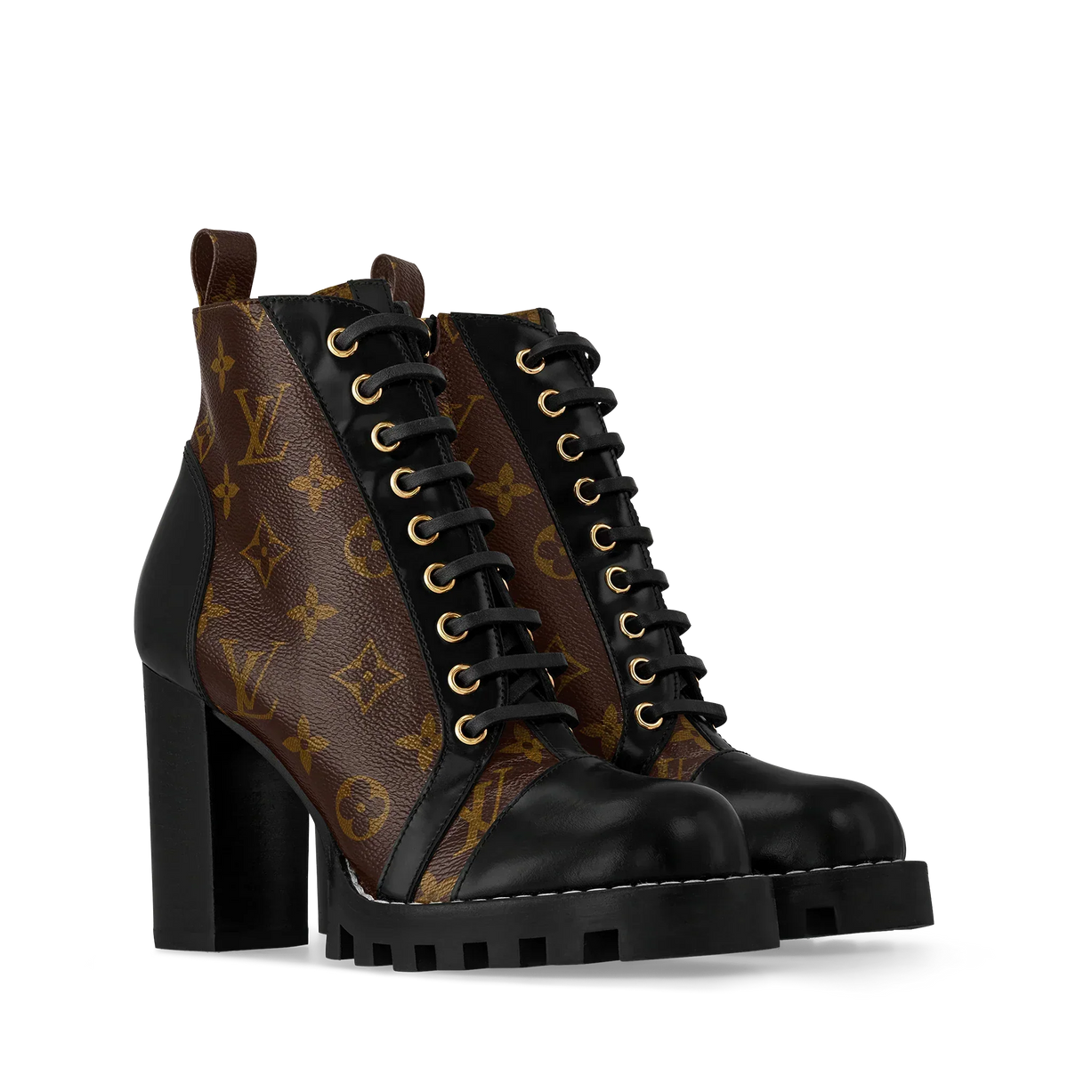 LACE UP HIGH BOOTS