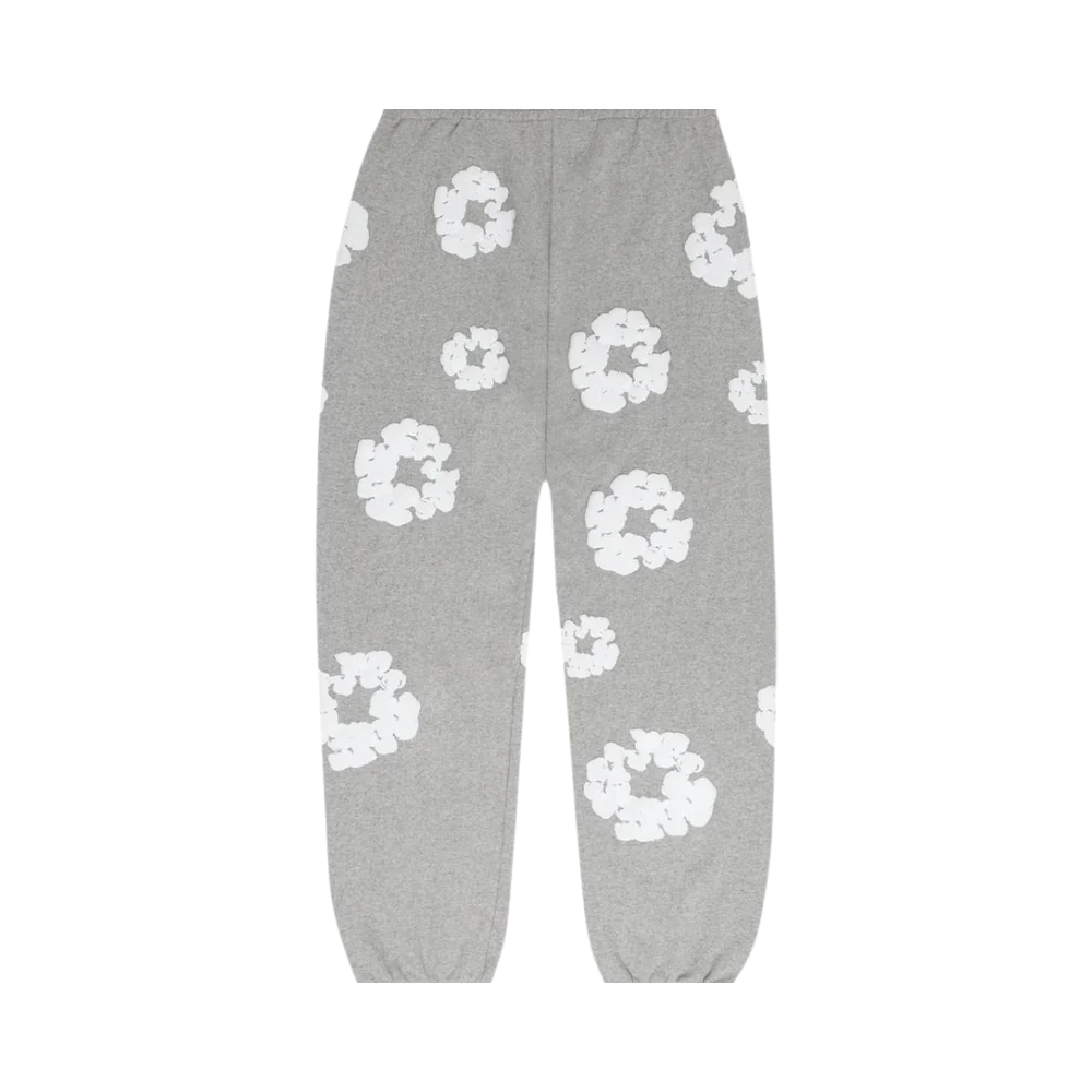 FLOWER SWEATPANTS GREY