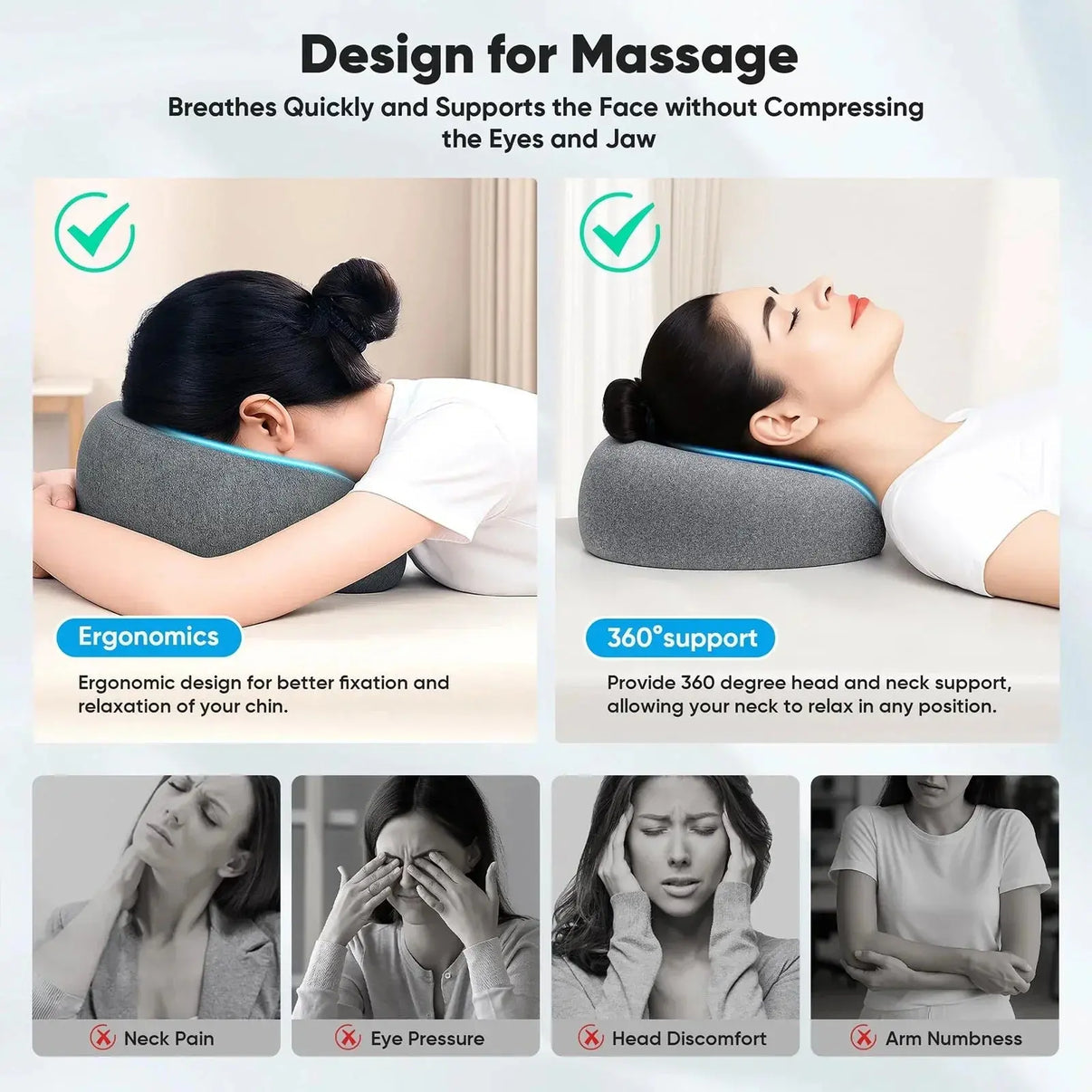 Snuffly® Breathe Easy Face Down Pillow