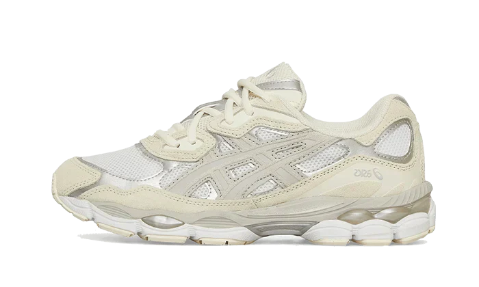 GEL WHITE OYSTER GREY SNEAKERS