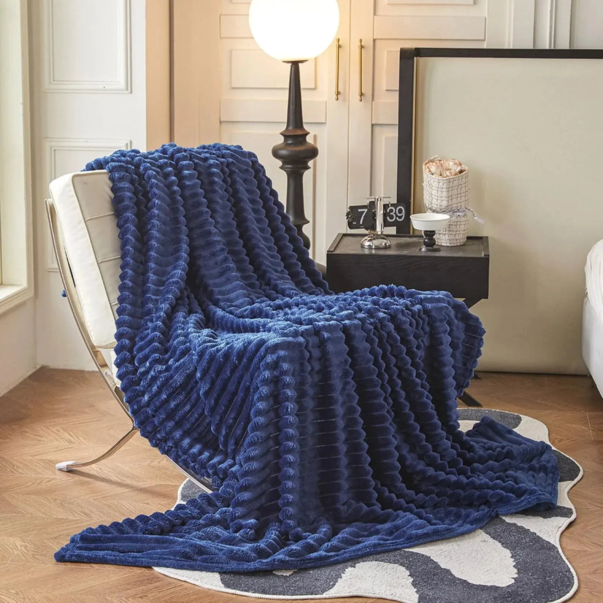 Snuffly® Faux Rabbit Fur Throw Blanket