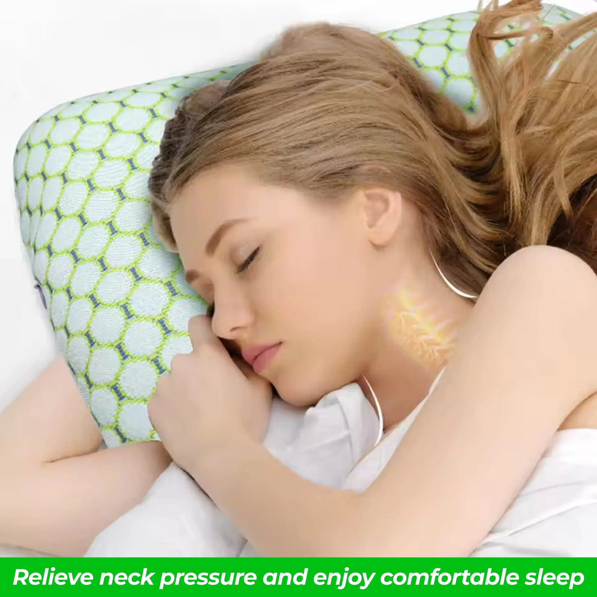 Snuffly® Ear Piercing Donut Pillow - Pain Relief for Side Sleepers