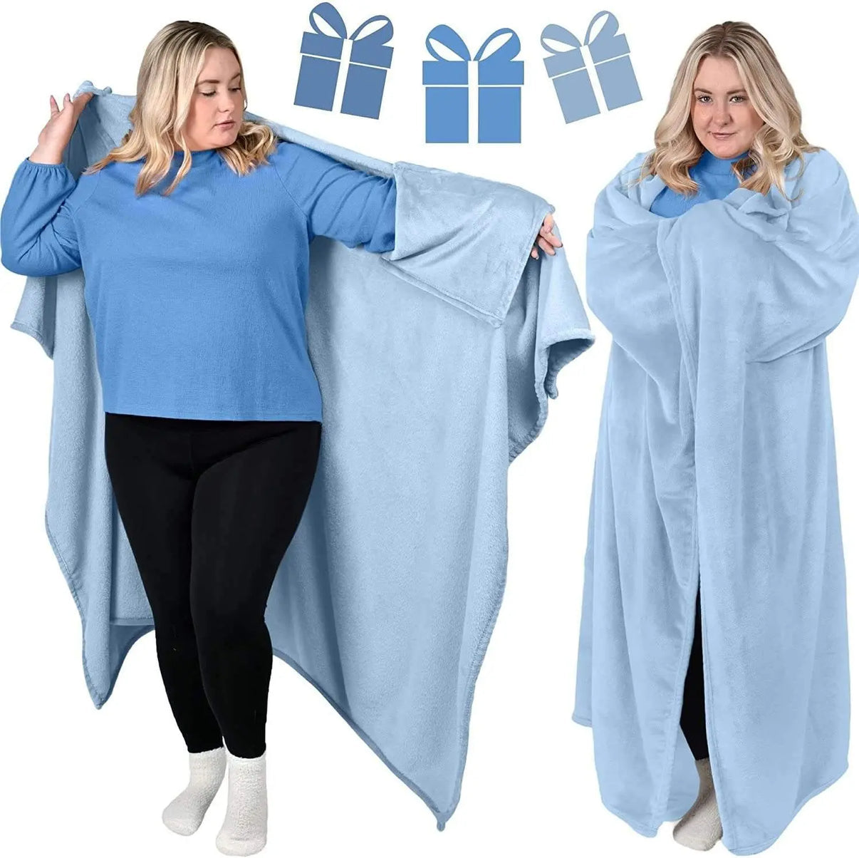 Snuffly® Cozy Flannel Wearable Blanket
Throw