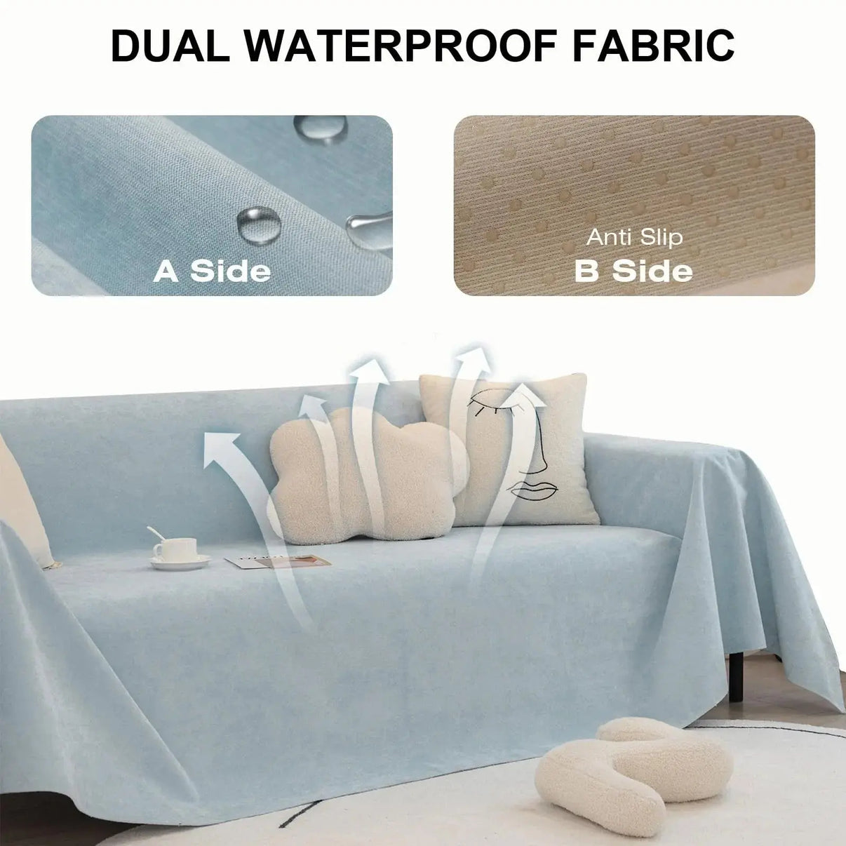 Snuffly® Waterproof Solid Color Sofa Cover
Blanket