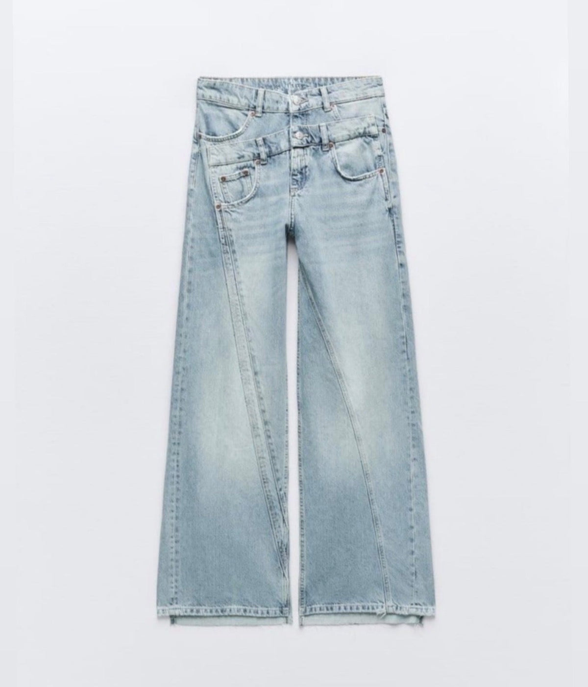 DOUBLE DENIM JEANS