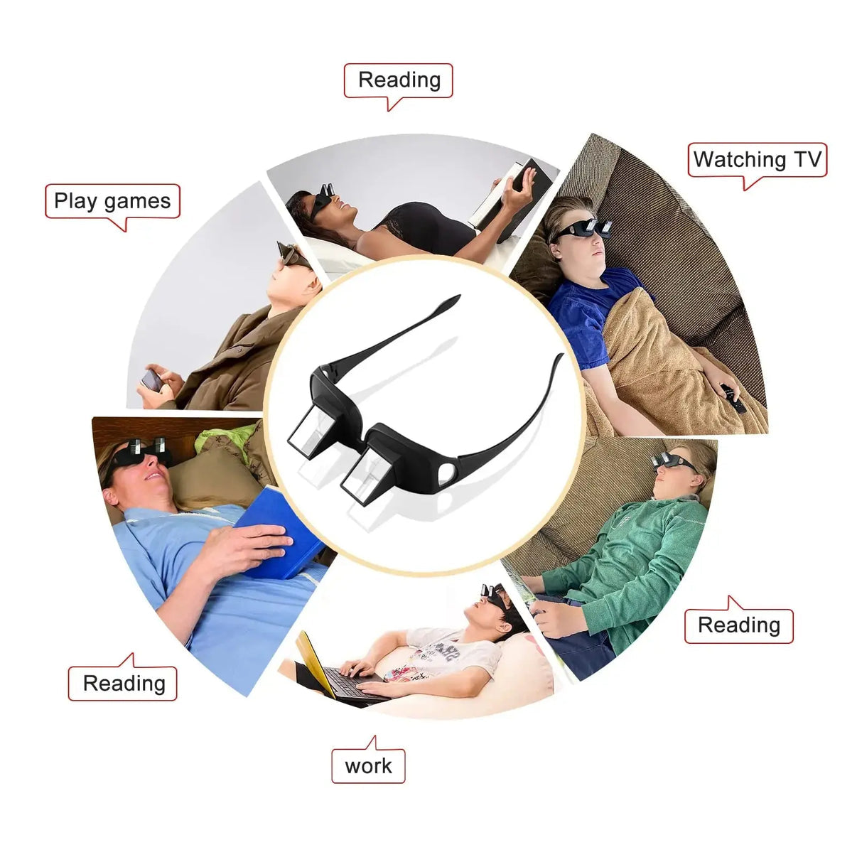 Snuffly® Horizontal Lazy Readers Glasses