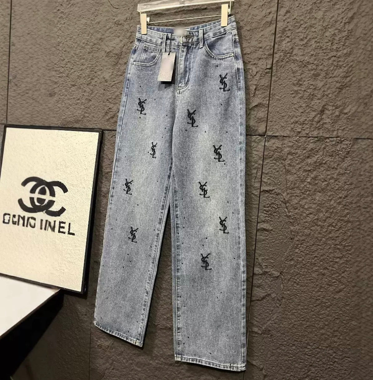 FRONT PATTERN JEANS