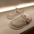 BEIGE AZURA MULES