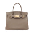 TOP HANDLE BAG 25 TAUPE