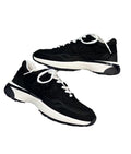 C black trainers